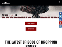 Tablet Screenshot of droppingbombs.com